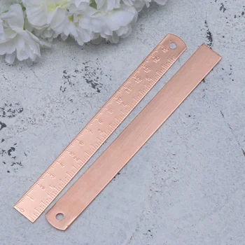 

2pcs Rulers Practical Plastic Precise Straight Ruler School Supplies Measurement Tool for Training Institution School Home
