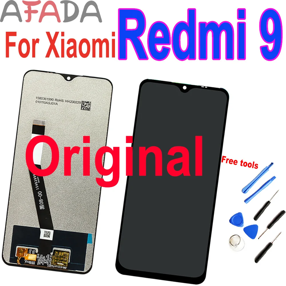 

Original 6.53" For Xiaomi Redmi 9 9A 9C M2004J19G LCD Display Touch Screen Digitizer Assembly 2340*1080 395ppi M2004 J19AG