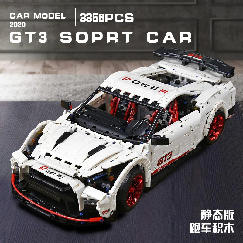 Details about   The Nissan GTR MOC GT3 Mould King 13172 Static Ships From USA 