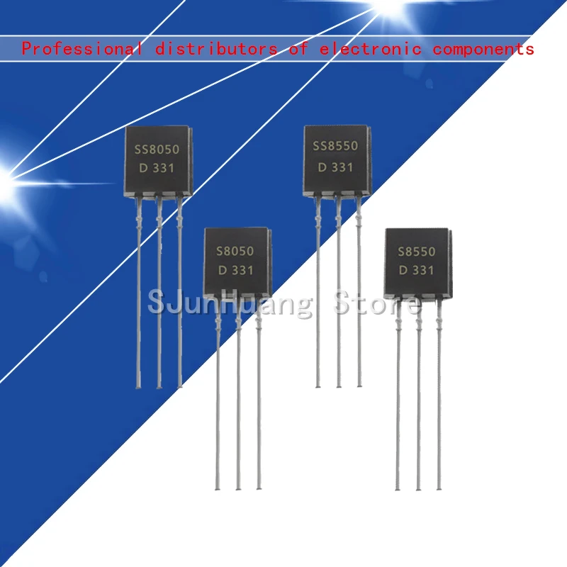 100 шт./лот S8050 S8550 SS8050 SS8550 8050 BC337-40 BC547 BC548 BC549 BC327 BC557 TO-92 новый триодный транзистор |