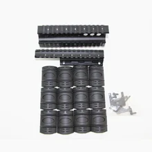 Аксессуары для охотничьей винтовки AK Handguard с 12 шт. Picatinny Чехлы тактический страйкбол Quad Ris кронштейн для прицела рельсовая система для AK 74U
