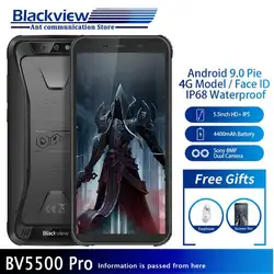 Blackview BV5500 pro IP68 Водонепроницаемый 4G мобильный телефон 4400 мАч Android 9,0 пирог двойной сим-прочный смартфон 3 ГБ + 16 Гб 5,5 "экран