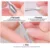 3/5 шт. Nail Art Отшелушивающий Инструмент Для Удаления Кутикулы Пилочка для ногтей Кусачки для Кутикулы Инструмент Ложка Толкатель Резак Триммер Ножницы Маникюрный Инструмент