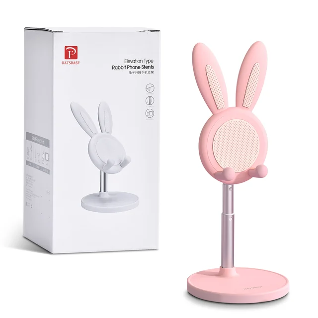 Kawaii Pink Bunny Phone Holder/Stand  6