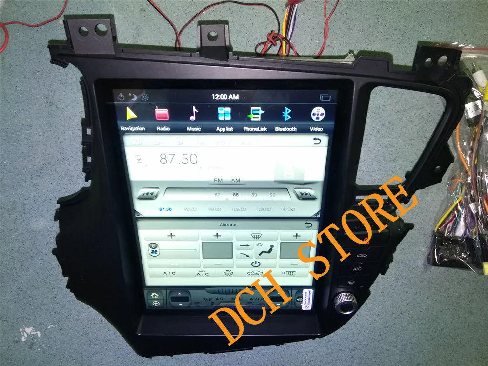 12 1 ''Tesla Style Android 9 0 автомобильный DVD GPS навигатор плеер для KIA Optima K5 2010 2013 авто