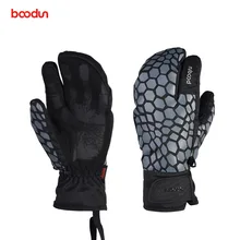 

Boodun Winter Profession Outdoors Sport Men Women Ski Gloves Waterproof Windproof Snowboard Skiing Gloves Warm Ski Mittens