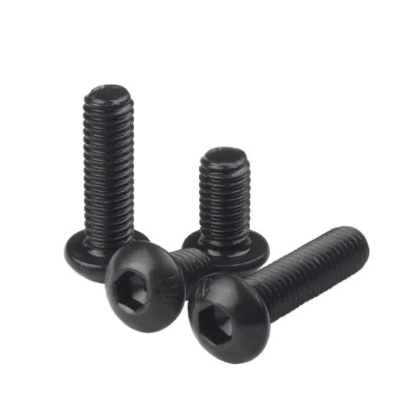 5-50PCS Allen Key Head iso7380 M2 M2.5 M3 M4 M5 M6 Stainless steel 304 or 10.9 black hex socket button  head machine screw