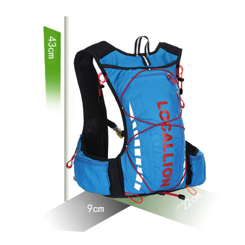 10L Женский Мужской марафон жилет-рюкзак против обезвоживания для 2L сумка для воды велосипедный походный мешок для спорта на открытом воздухе