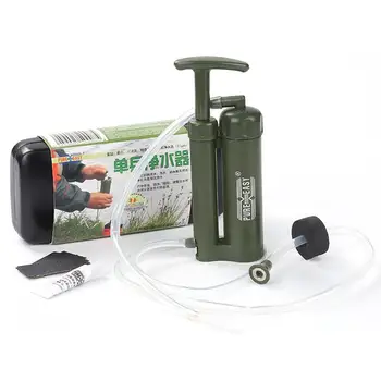 

Portable Water Purifier Camping Micron Emergency Backpacking Water Filter Outdoor Survival Tool For Camping Mountaineering