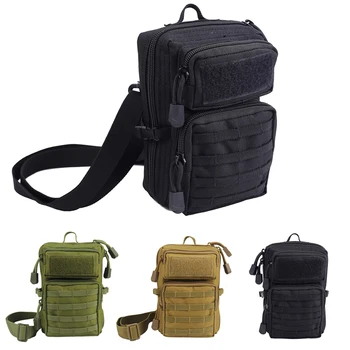 

1000D Nylon Molle Pouch Outdoor Hunting Bag Sports Pockets Tactical Bags with Belt Mobile Phone Pouches Waist Pack