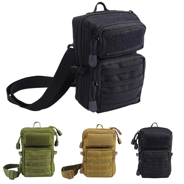 US $9.99 1000D Nylon Molle Pouch Outdoor Hunting Bag Sports Pockets Tactical Bags with Belt Mobile Phone Pou