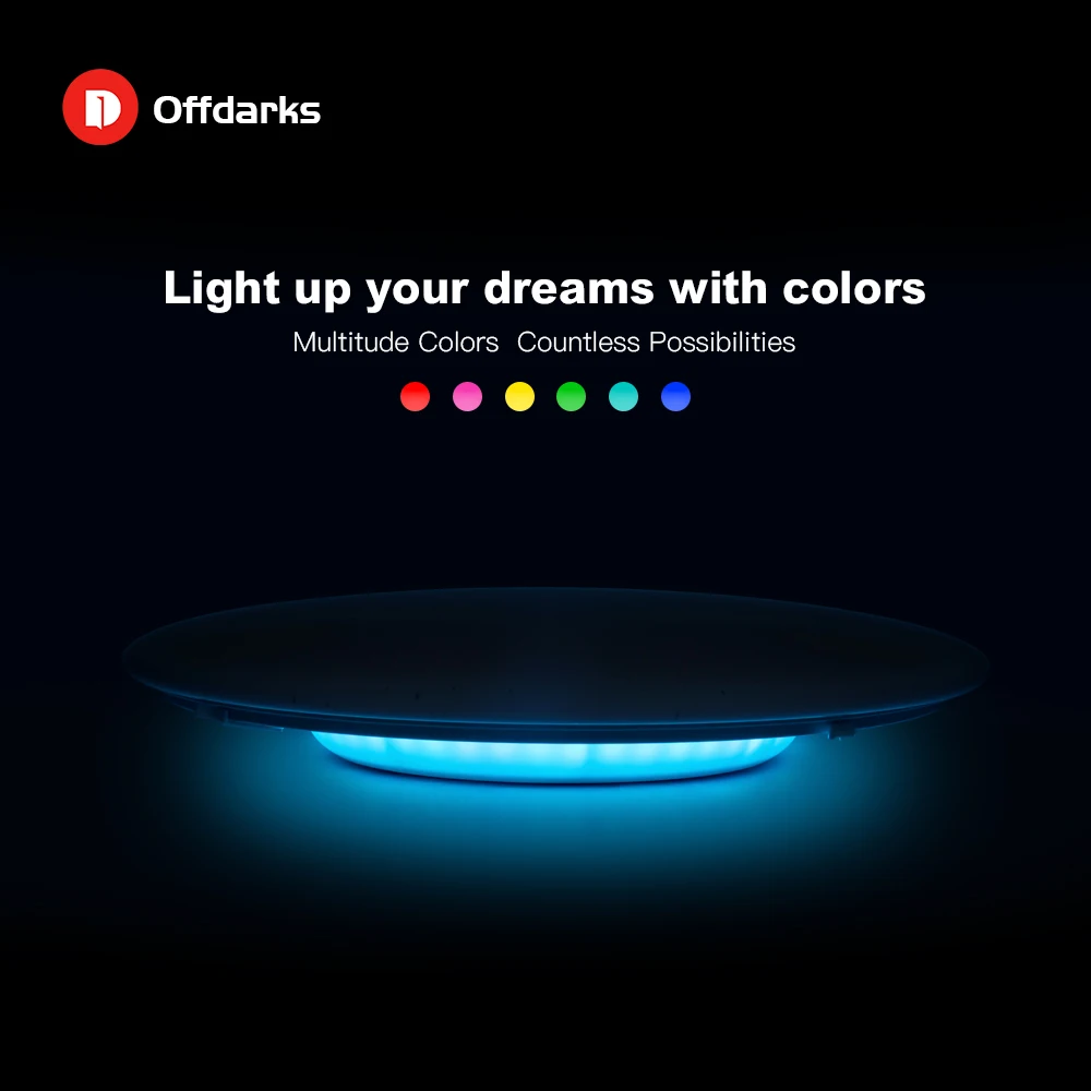  Smart LED Ceiling Light WiFi / APP Smart Remote Control 48W / 60W Bedroom Kitchen Living Room Ceili - 4000401780288