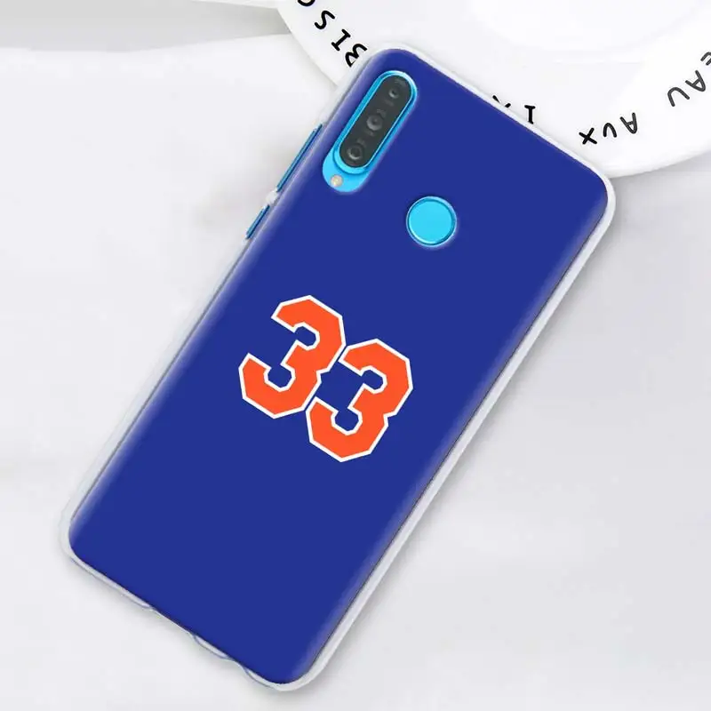 Чехол для телефона Basketball 23 24 Number для huawei P20 Lite P20 P30 Pro P9 P10 Lite P Smart Plus Твердый Чехол