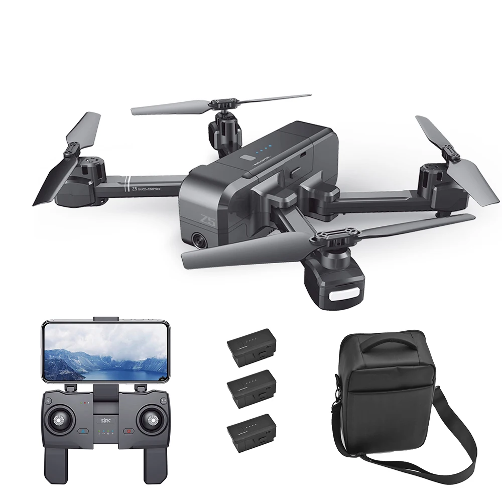 

SJ R/C Z5 1080P Wide-angle Camera Wifi FPV RC Drone GPS Auto Return Gesture Photo RC Quadcopter Helicopter 20Mins Flying Time