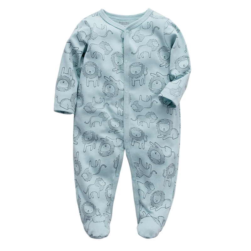 Newborn Baby Boys Girls Sleepers Pajamas Babies Jumpsuits Infant Long Sleeve 0 3 6 9 12 Months Clothes