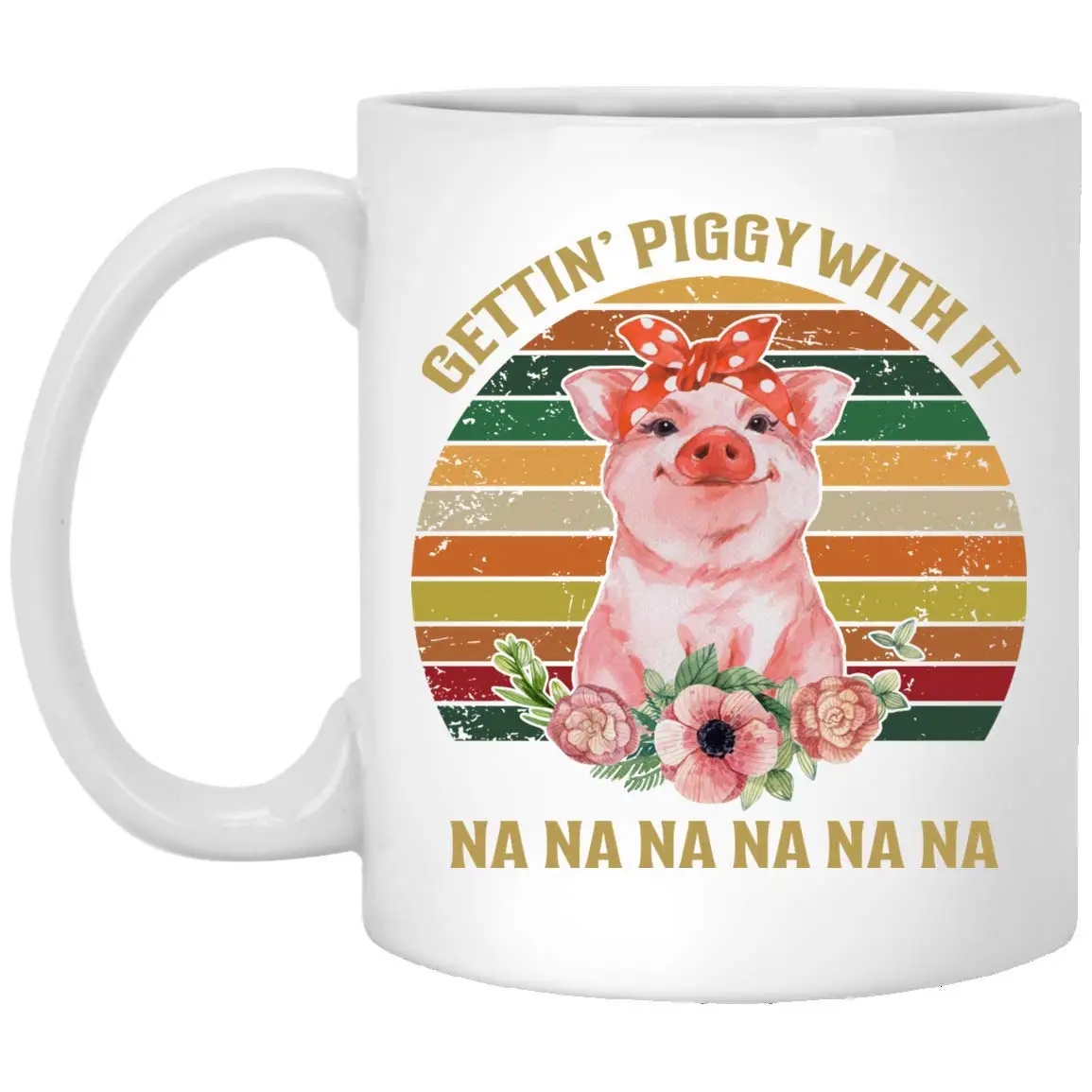 Gettin' Piggy Wit It Смешные Кружки 11 Oz кофейные кружки|Кружки| |