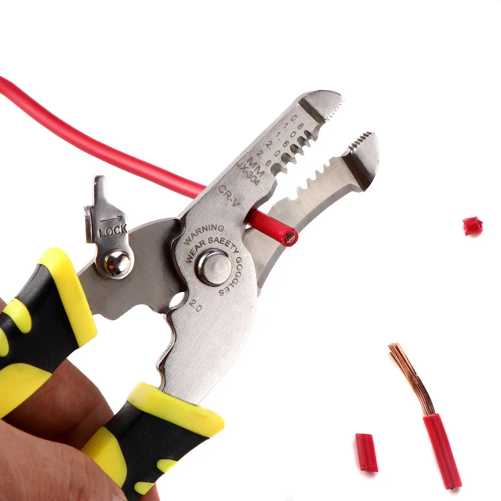 Multitool Cable Cutter Automatic Wire Stripper Multifunctional Stripping Tools Crimping Pliers Terminal Multi Hand tool