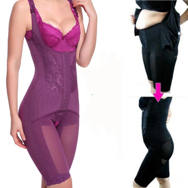 Plus size full bodysuits Women Body shaper waist trainer Slimming underwear Shapewear slimming pants butt enhancer | Женская одежда