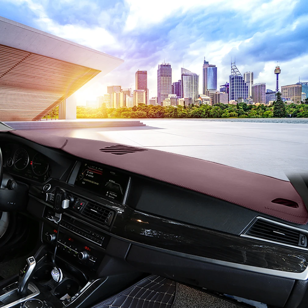 

For BMW 3 series without Audio 2013 to 2016 year sun shade dashboard cover board mat pad dashmat interior pad Leather Fannel