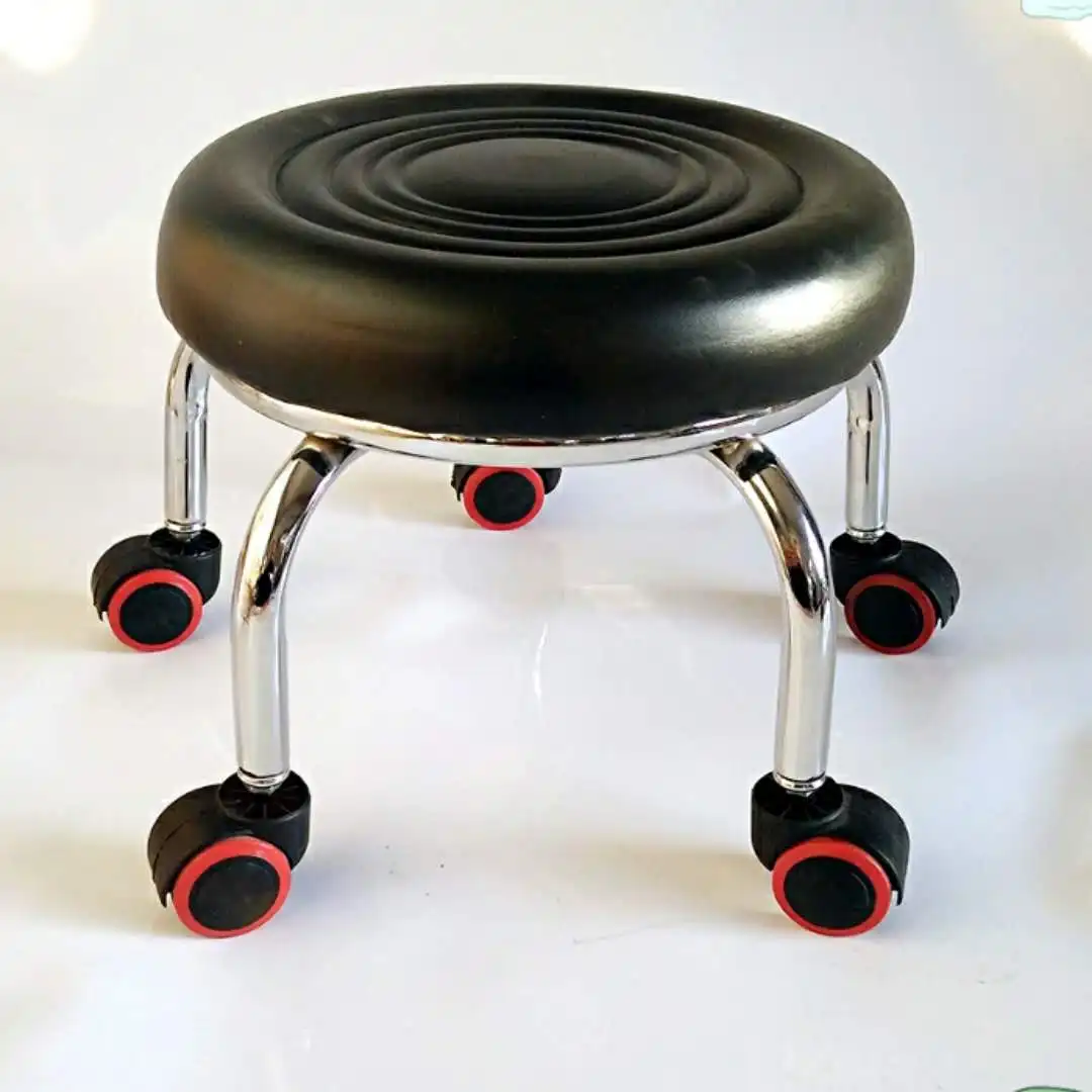 Pulley Stool Beauty Sewing Construction Stool Round Bench Stool with Doll Stool Child Toddler Stool Pulley Stool Squat Stool