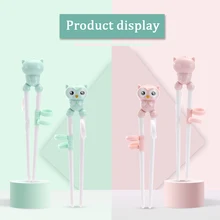 1 пара розовые красные милые Тряпичные детские учебные палочки китайские палочки для еды Обучающие Ланч-боксы аксессуары