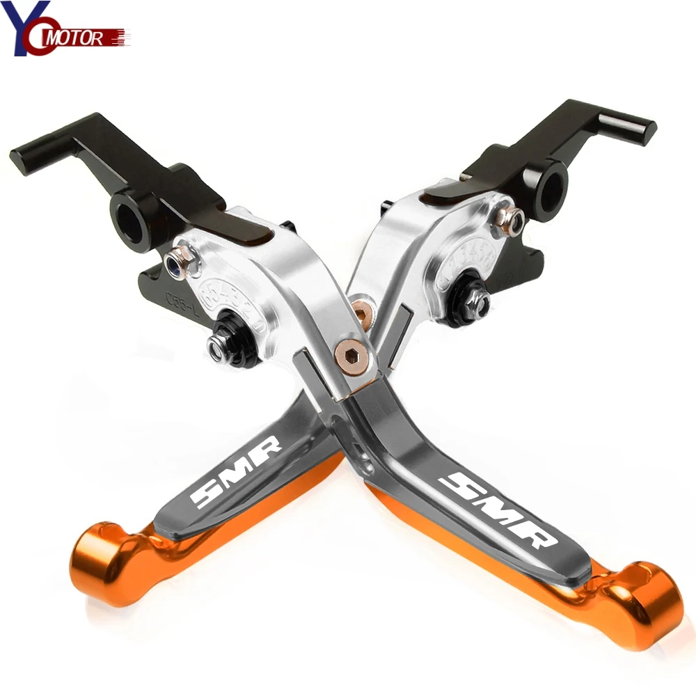 BKSLGYOR Для KTM 900 SMR 2009 2010 2011 2012 2013 Мотоцикл с ЧПУ Алюминий аксессуары тормозной рычаг сцепления - Цвет: BKSLGYOR