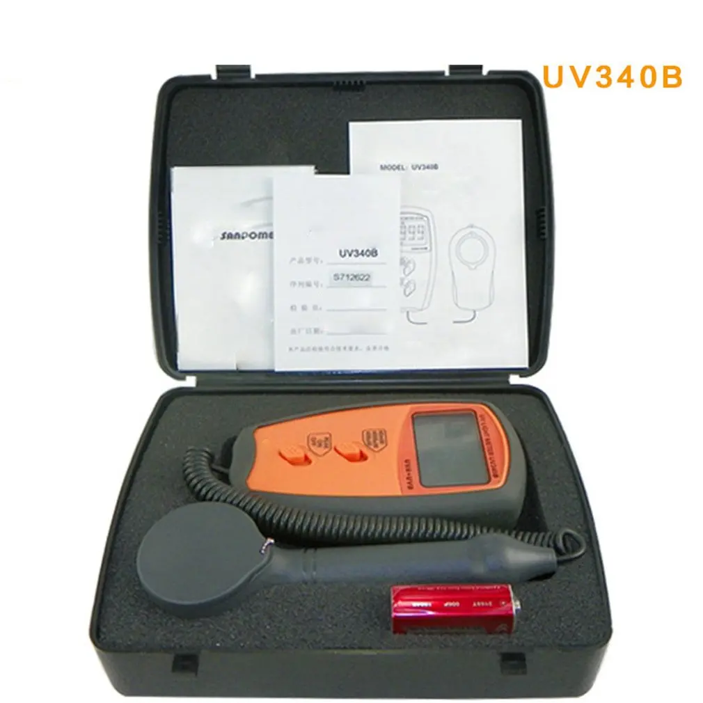 

Portable Digital UV Light Meter Handheld UVA UVB Intensity Measure Tester Luxmeter Outdoor Light Radiometes Luxmeter