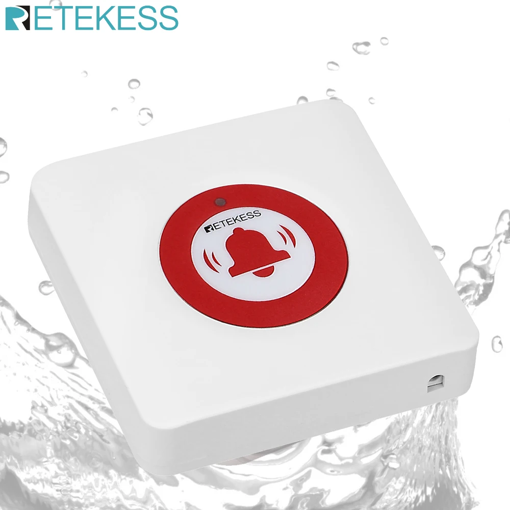 Retekess TD002 беспроводной звонок пейджер кнопка вызова передатчик для медсестры