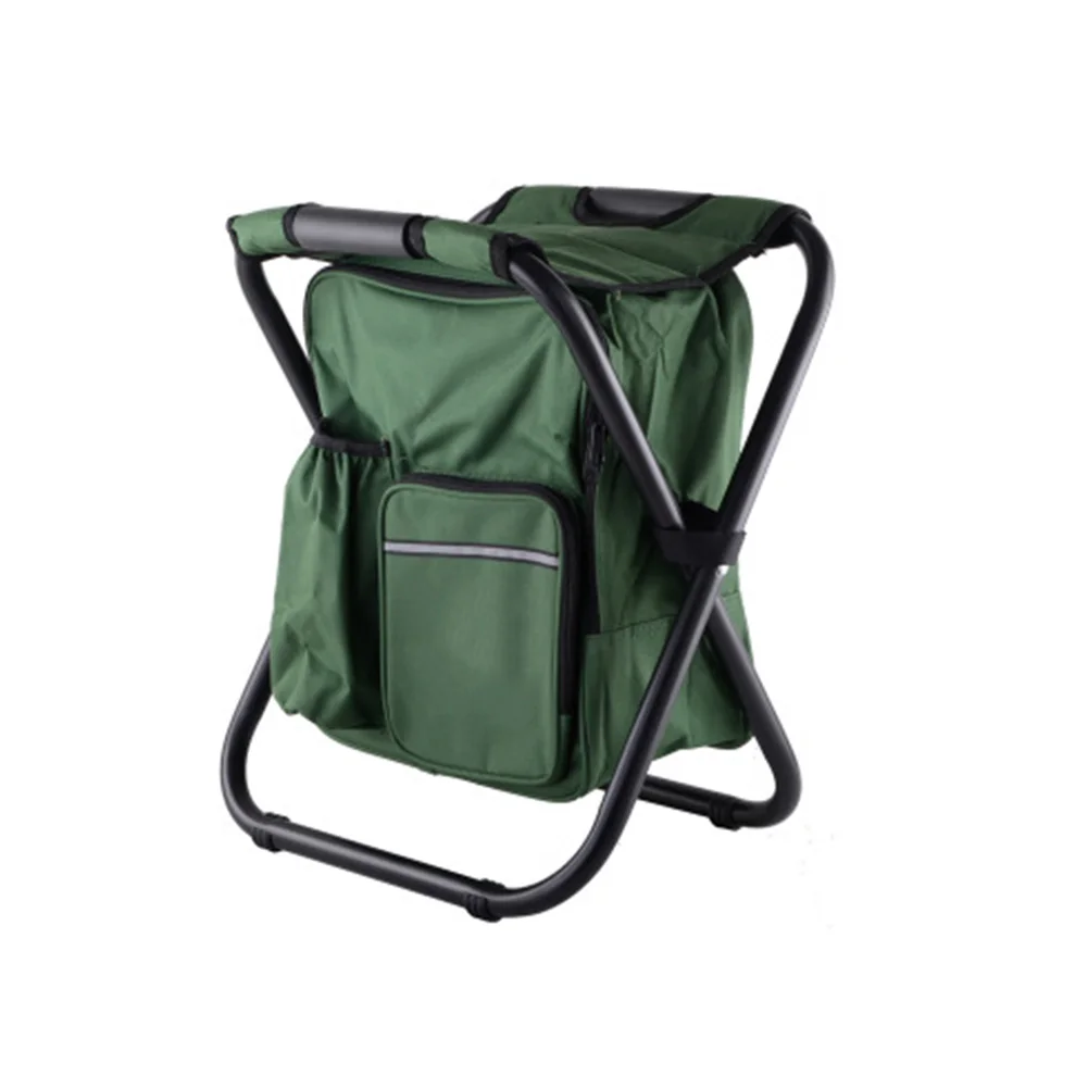 

Multifunctional Portable Travel Oxford Cloth Relaxing Folding Insulated Storage Bag Fishing Backpack Chair Outdoor Stool Cooler