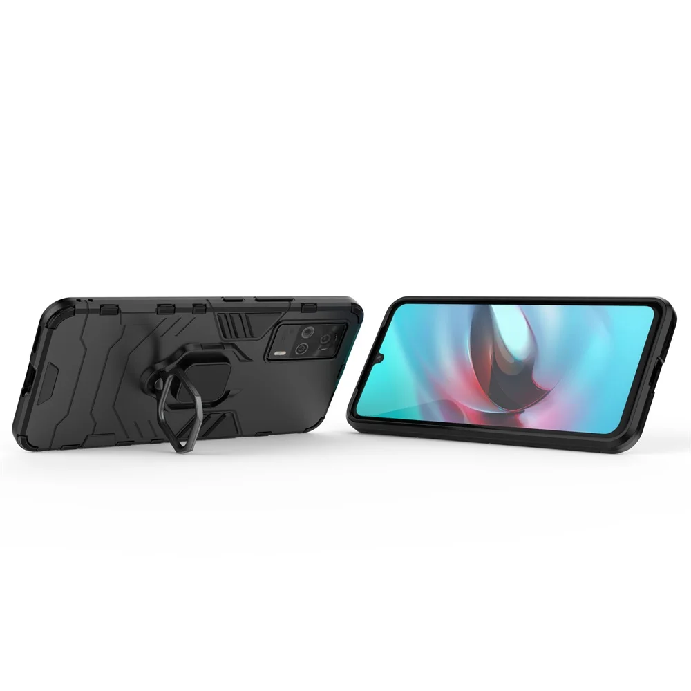 Für vivo S9e S9 S7 S7t S5 V20 Pro Hybrid Hard PC + Soft TPU Armor Anti-Drop-Hülle Rotierender Ringständerhalter_voghion.com