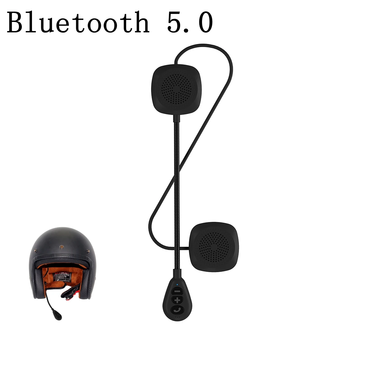 

LEORY Helmet Wireless Earphone Rechargable Motorcycle bluetooth 5.0 Noise reduction Headset Hi-Fi Music DSP MH05
