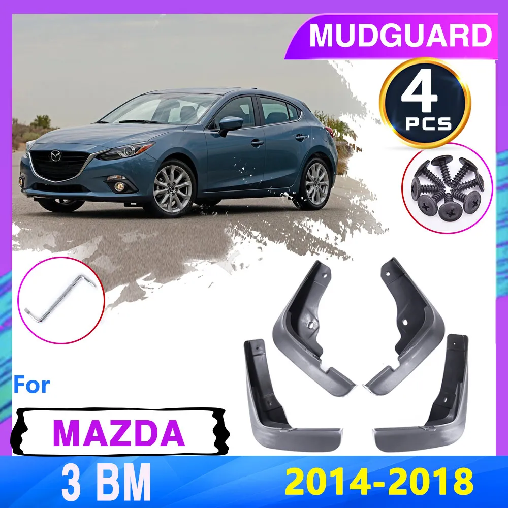Фотосессия для Mazda 3 BM Axela хэтчбек 2014 ~ 2018 2005 2006 2007 брызговик грязезащитный клапан