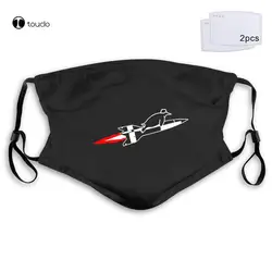 Rocket New Swabia Penguin World War II Face Mask Filter Pocket Cloth Reusable Washable