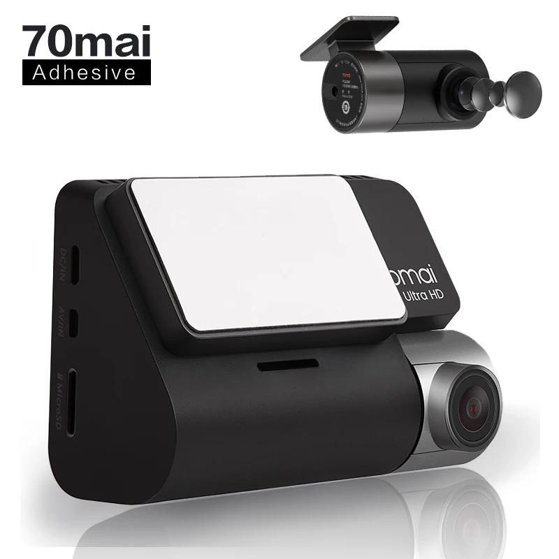 70mai Dash Cam 4K A800 Встроенный GPS ADAS камера UHD кинотеатр качество изображения двойная