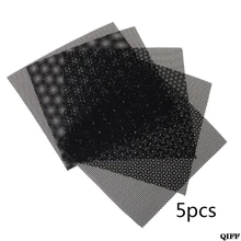 5 шт. 10x10 см DIY компьютерная сетка ПВХ PC чехол вентилятор охладитель черный фильтр от пыли сетевая сетка шасси Пылезащитная крышка Aug. 14