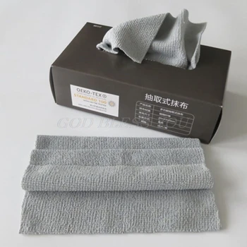 

20Pcs Disposable Microfiber Cloth Towels Reusable Antibacterial Table Rags Wipe Drop Shipping