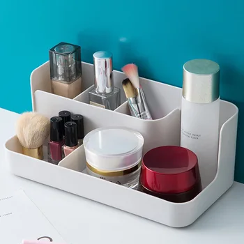 

Storage Box 5 Grids Dining Room Desktop Home Organizer Bedroom PP Office Sundries Container Bar Modern Simple Makeup Holder