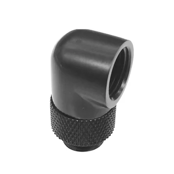 

90 Degree Joint Elbow Connector Quick Connect Bend PC Water Cooling Copper Multilink Adapter G1/4 Thread Enhance Right Angle