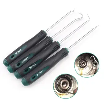 

4Pcs Car Auto Vehicle Oil Seal Screwdrivers Set O-Ring Seal Gasket Puller Remover Pick Hooks Tool