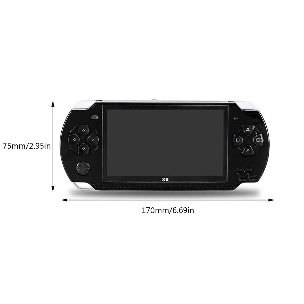 Игровая консоль UnisCom T893 4G 4,3 дюймовый сенсорный экран высокой четкости для игровой консоли psp