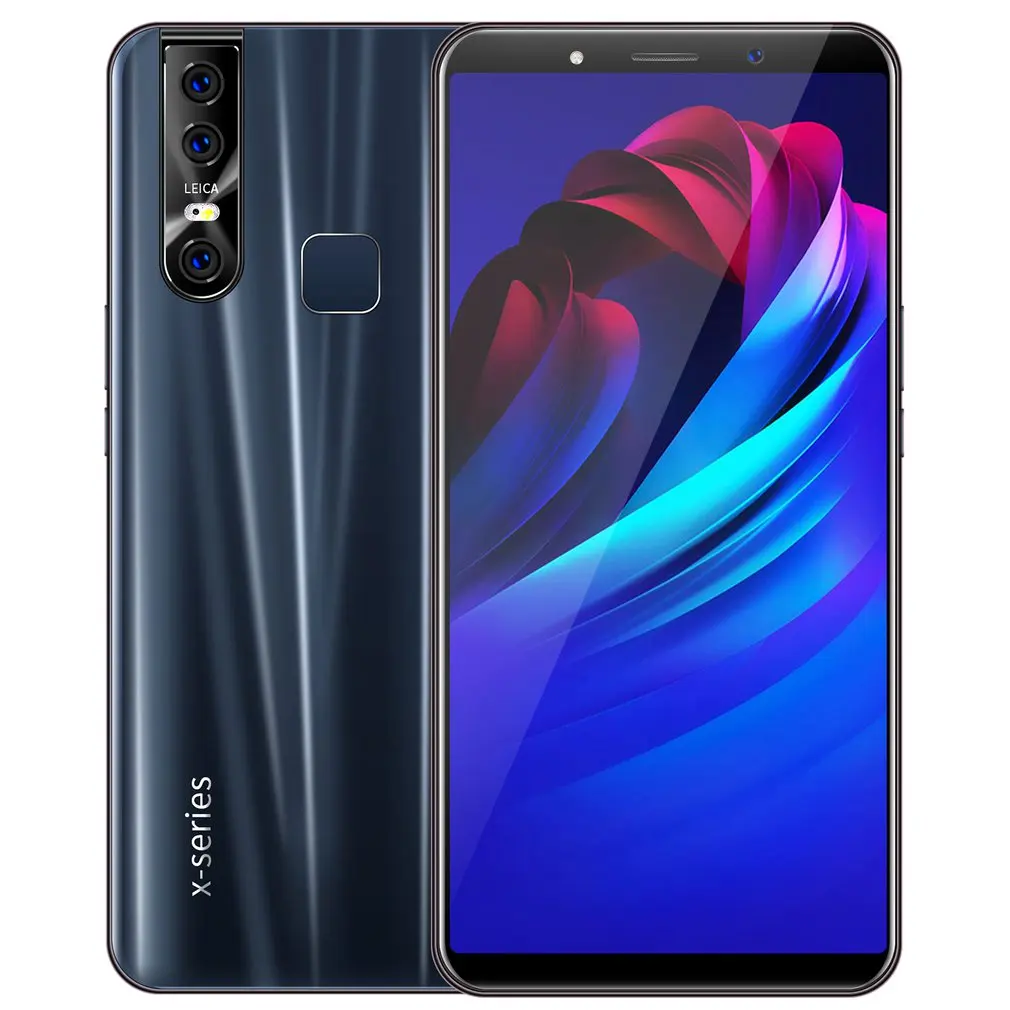 

X27 Android 9.0 Smartphone 5.99'' HD 1600 million pixels 8-core processor 4000mAh Dual Cams 4G Mobile Phone