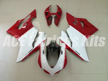 

New ABS Injection Mold Body set Fairing For Ducati 899 1199 Panigale 2012 2013 2014 Motorcycle Full Fairings Kit Red white