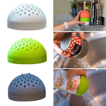 

Multi-use Micro Kitchen Colander Can Drainer Lid Food Mesh Drain Tinned Fruit