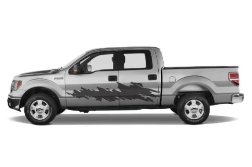 Для 2xDodge Ram Ford F150 всплеск гранж виниловая наклейка Графический светоотражающий камуфляж грузовик автомобиль Стайлинг