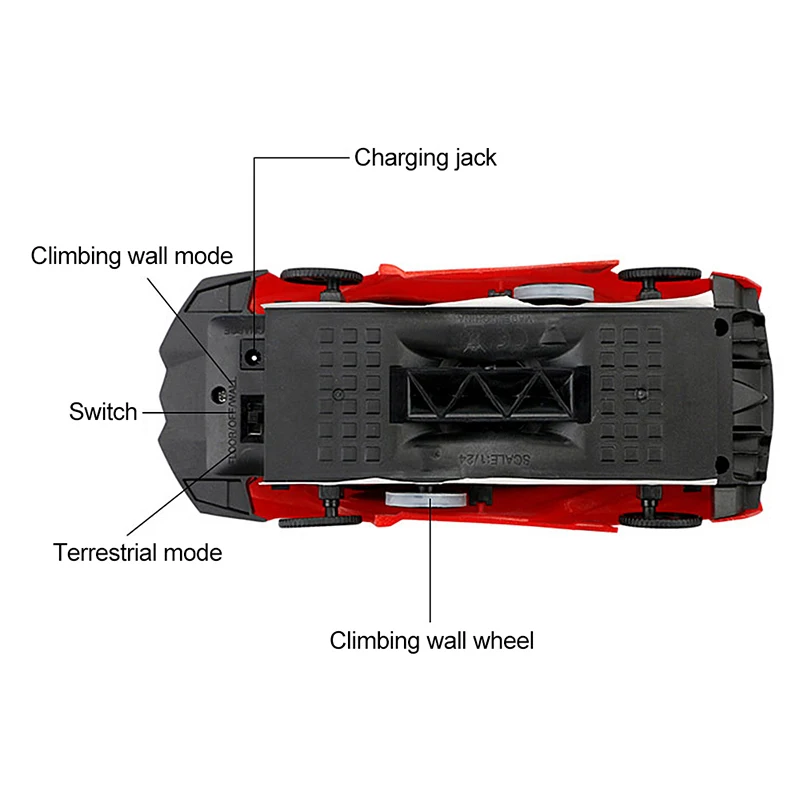 Мини скалолазание RC автомобиль Дрифт освещение инфракрасный пульт дистанционного управления 360 Вращение гравитационная индукция электрические гоночные автомобили детские игрушки