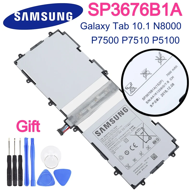 Samsung Galaxy Tab 10,1 S2 N8000 N8010 N8020 N8013 P7510 P7500 P5100 P5110 P5113 планшет Батарея SP3676B1A 7000 мА-ч