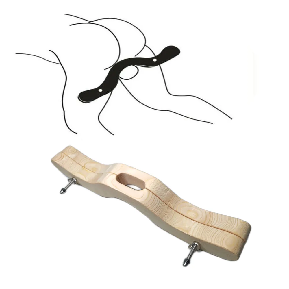 Hanger Bdsm Cbt Cock Ball Torture Penis Stretcher Scrotal Fixture Ball Smasher Crusher Wood Humbler - Pumps and Enlargers photo