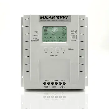 

Solar MPPT Charge Controller 40A 60 Amp 12/24V Solar Panel Charge Regulator with LCD Display Max 100V