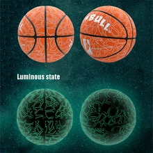 

Reflective Basketball Ball Glowing Night Light Man Child Size 7 5 Basketball Training Game Indoor Outdoor Bsquetbol