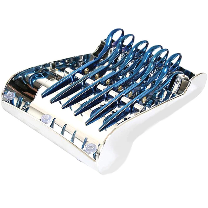 Scissors Holder Racks Salon Barber Shears Stand Organizer Hairdresser Scissors Storage Tray